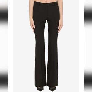 NWT Alexander McQueen Midnight Blue Dress Bootcut Pants EU Size 42/US6